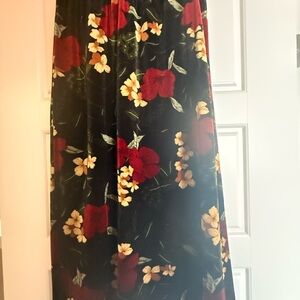 90’s vintage floral maxi skirt